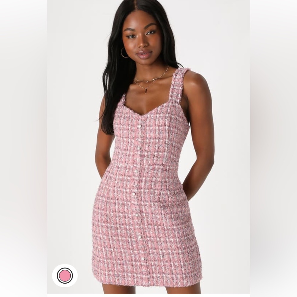 LULU tweed mini dress